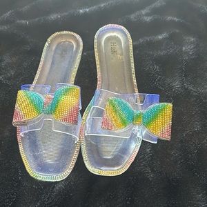 Rainbow jelly slides